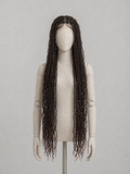 NAOMI | Dark brown locks braids wig