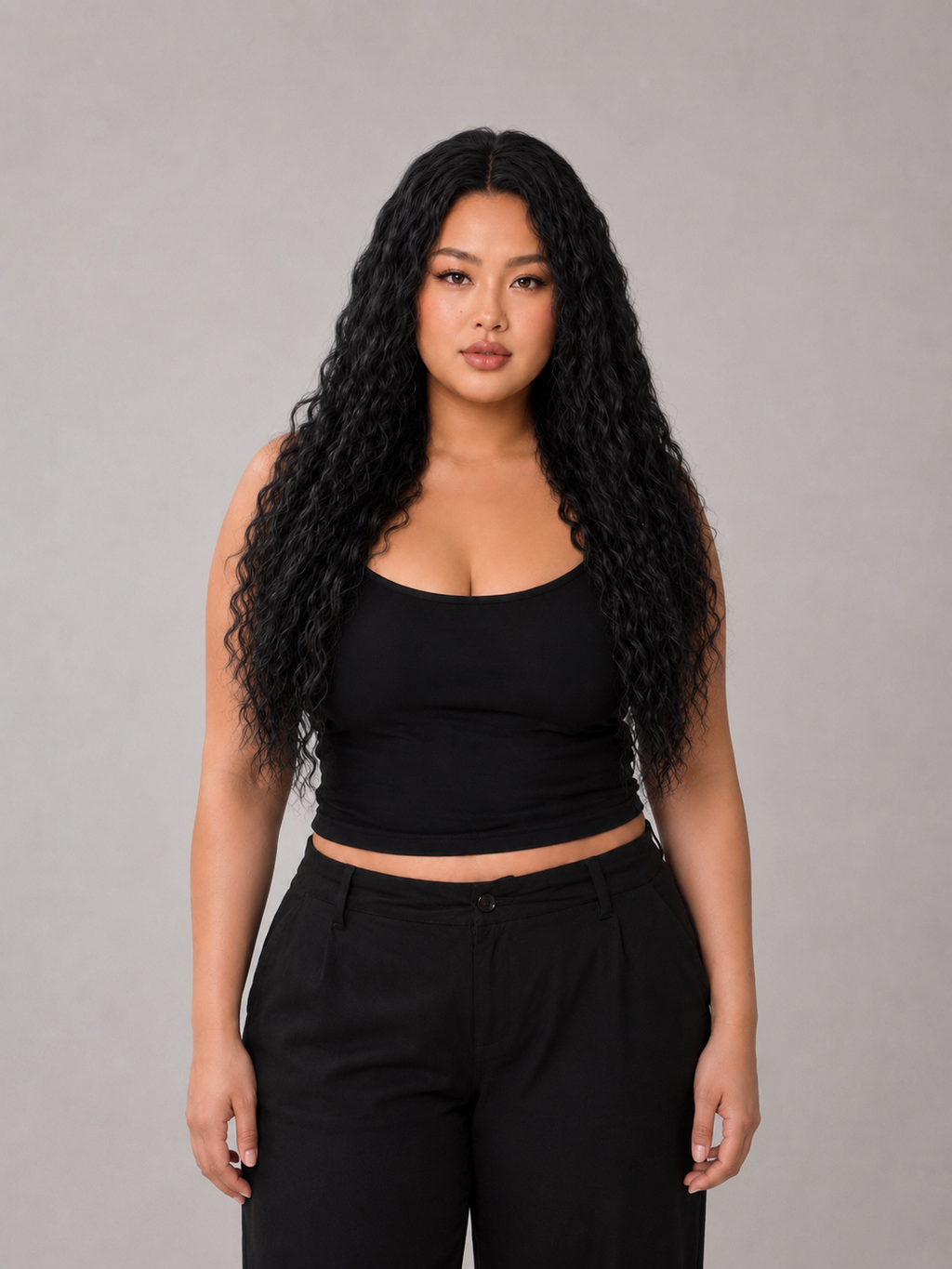 GABRIELLE | Black curly wavy wig