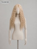 BIANCA | Blond fluffy curly wavy wig