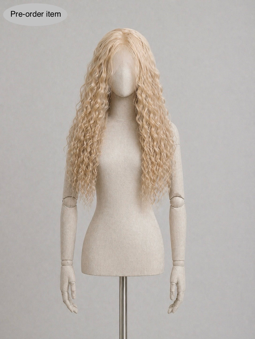 BIANCA | Blond fluffy curly wavy wig